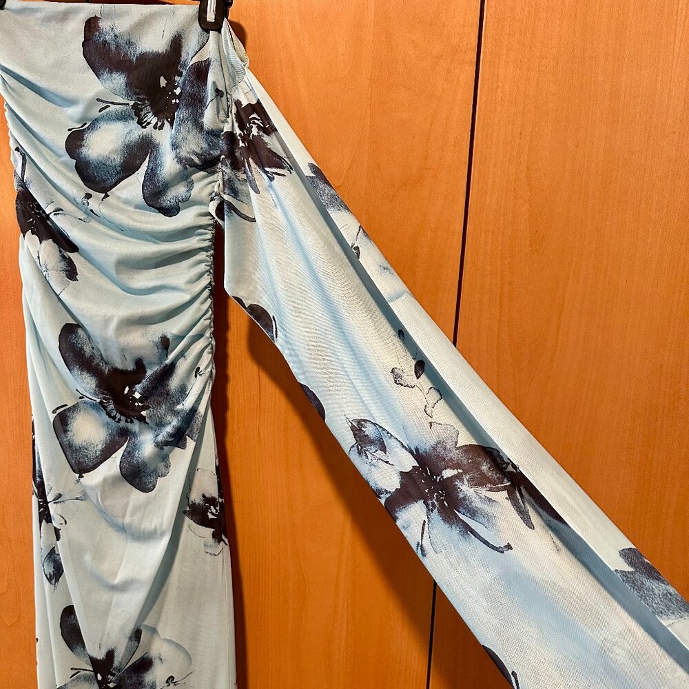 Peppermayo Songbird Maxi Dress Blue Black Floral 0 - Picture 6 of 8